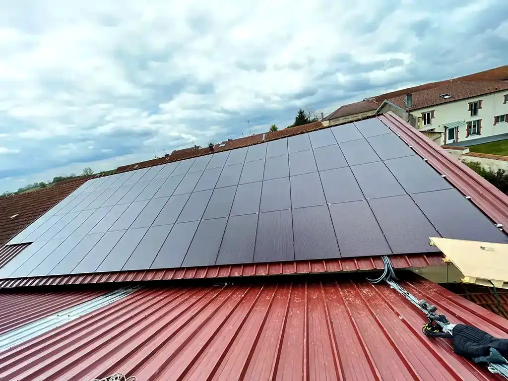 Panneaux photovoltaiques toiture bac acier