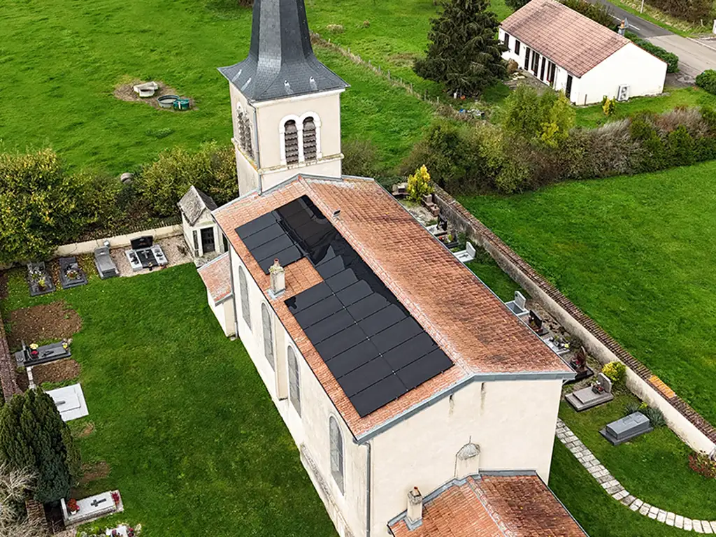 Eglise Erbeviller Panneaux photovoltaïques