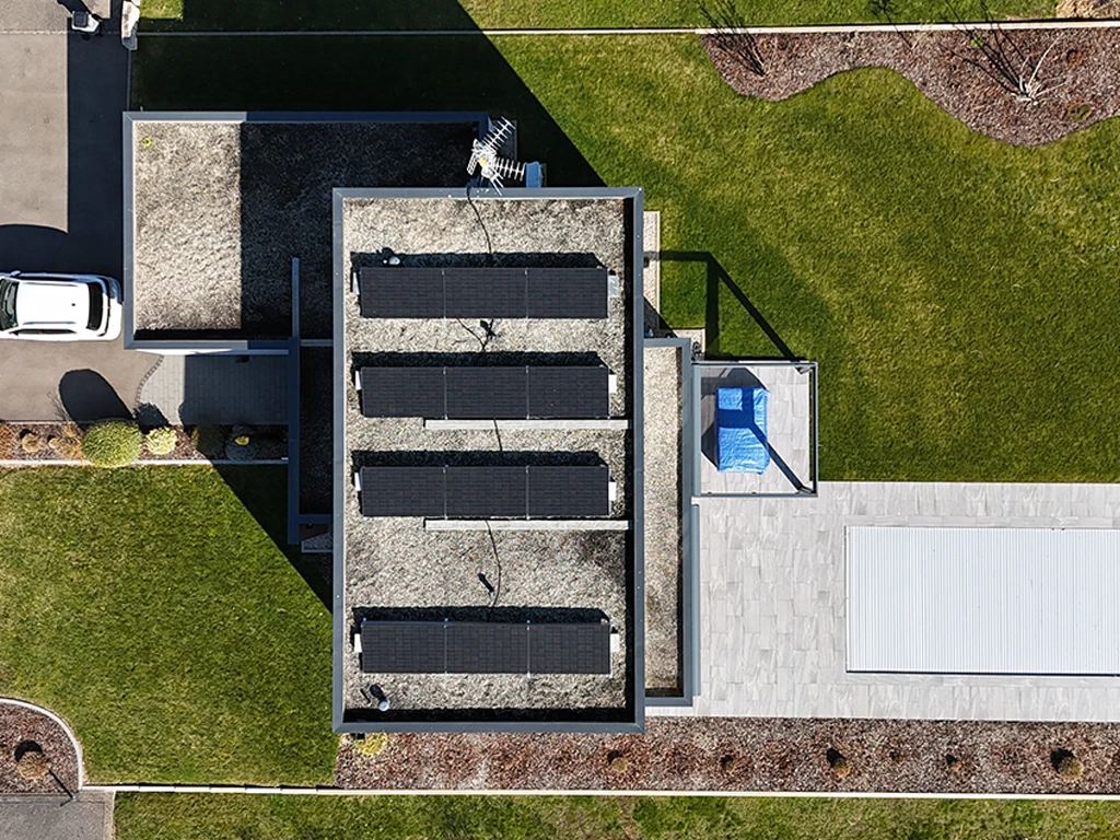 Installation Panneaux solaires toit terrasse Alsace